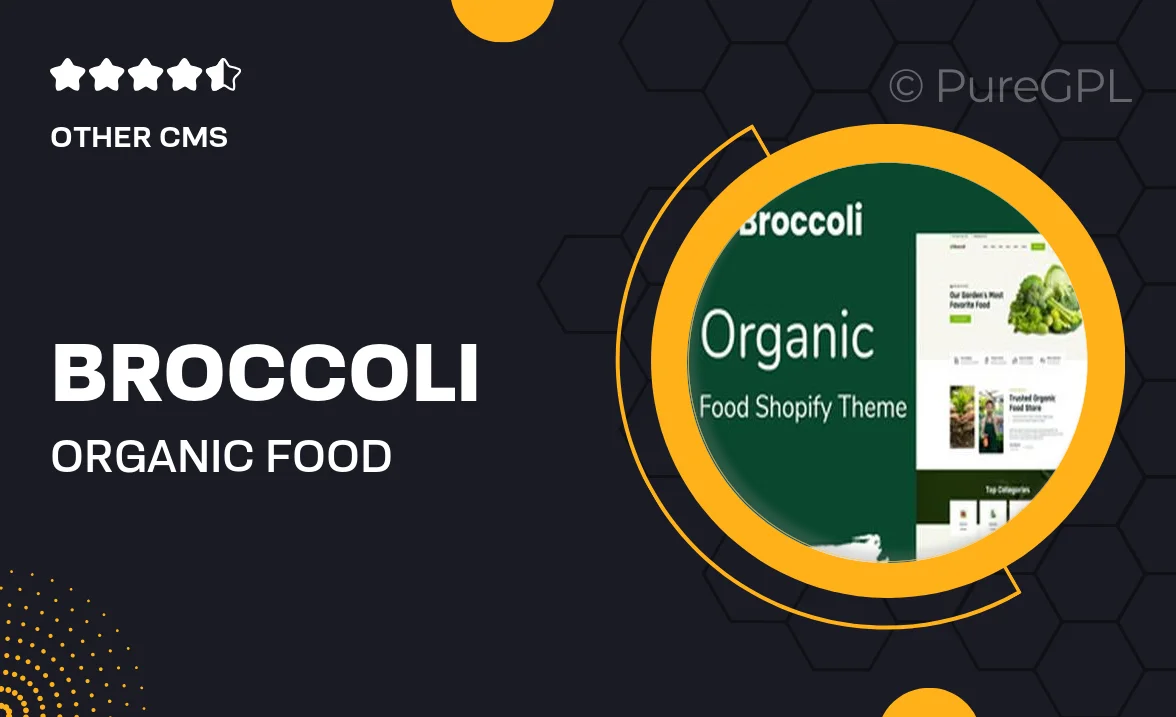 Broccoli – Organic Food Shopify Theme