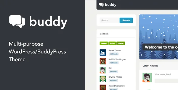 buddy multi purpose wordpressbuddypress theme