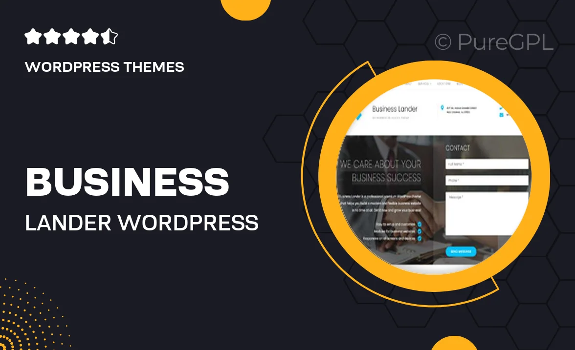 Business Lander – WordPress Business & Agency Theme