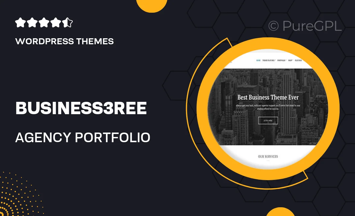 Business3ree – Agency & Portfolio WordPress Theme