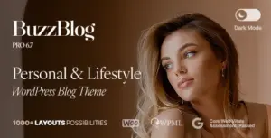 BuzzBlog – Clean and Personal WordPress Blog Theme