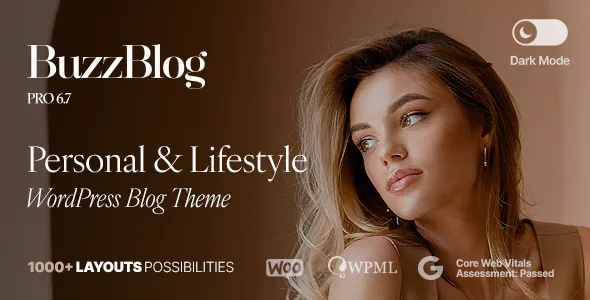 BuzzBlog – Clean and Personal WordPress Blog Theme