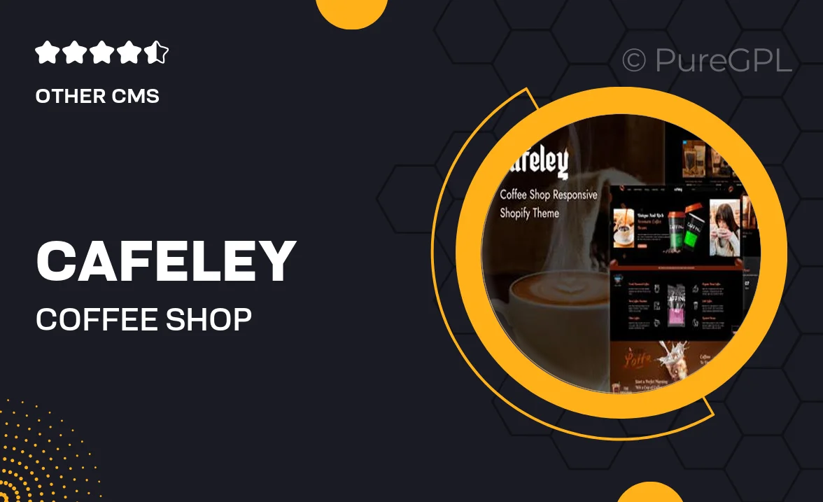 Cafeley – Coffee Shop Responsive Shopify Theme