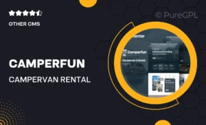 Camperfun – Campervan Rental Elementor Template Kit