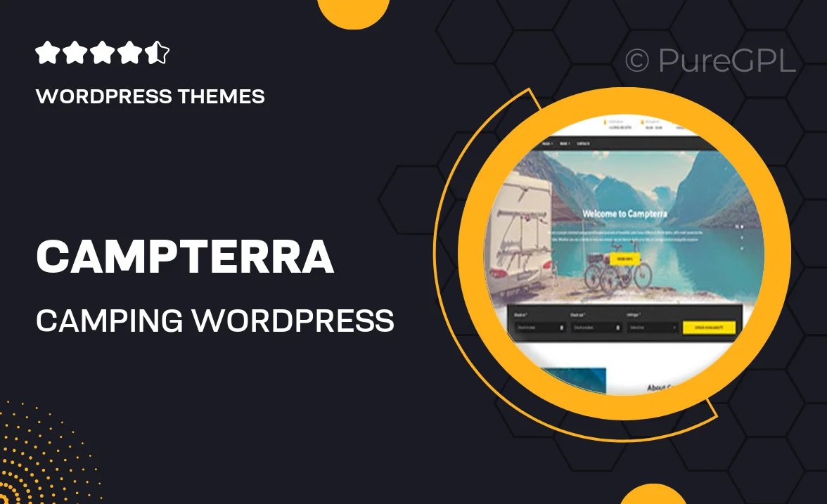 Campterra – Camping WordPress Theme for Outdoor Adventure Site