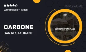 Carbone – Bar & Restaurant WordPress Theme