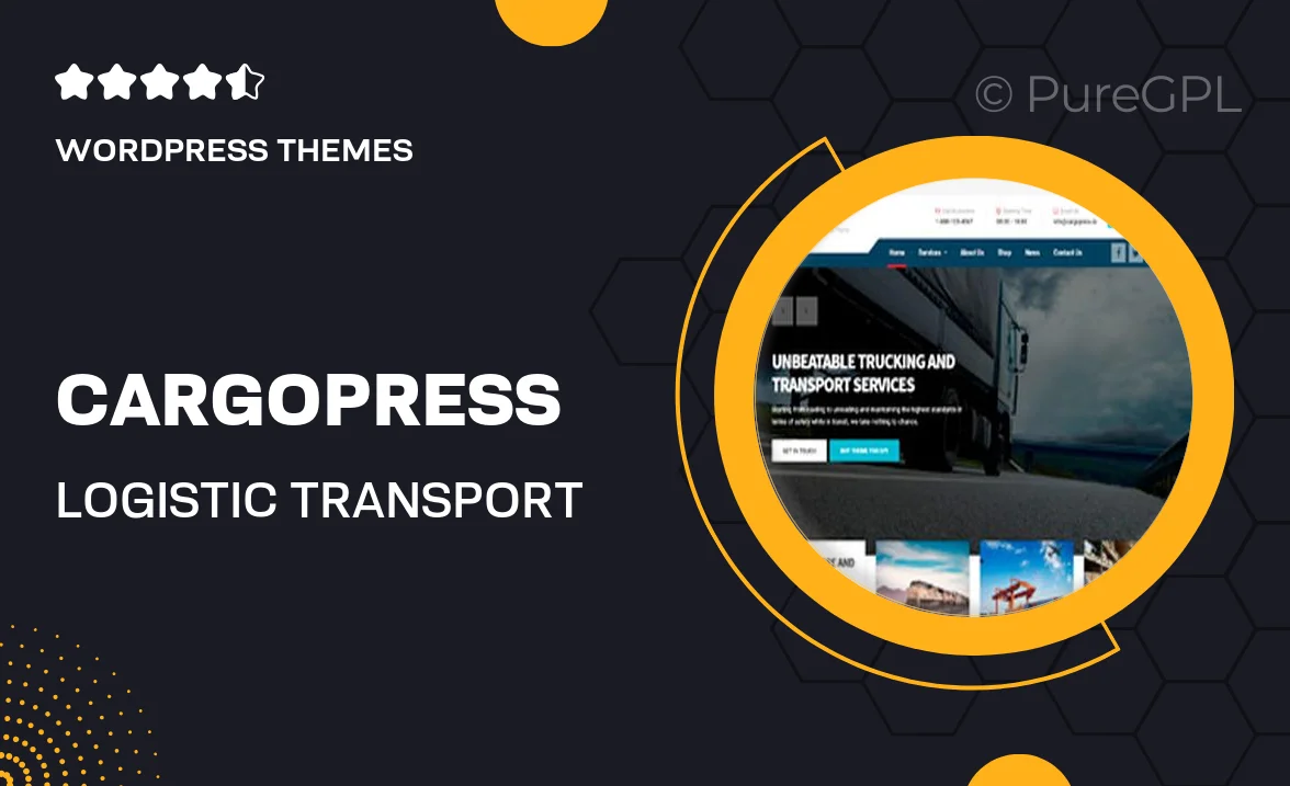 CargoPress – Logistic, Transport and Warehouse WordPress Theme