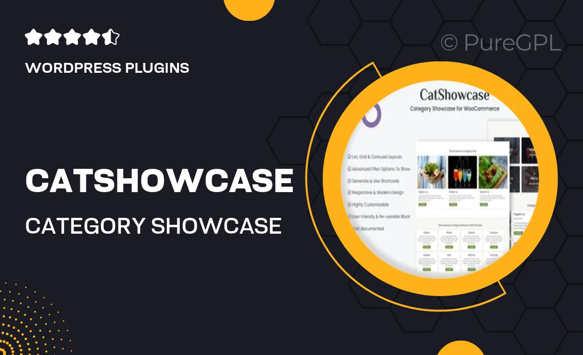 CatShowcase – Category Showcase for WooCommerce