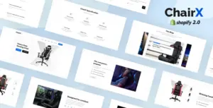 Chairx – Apps, Single Product Promotion Shopify Theme
