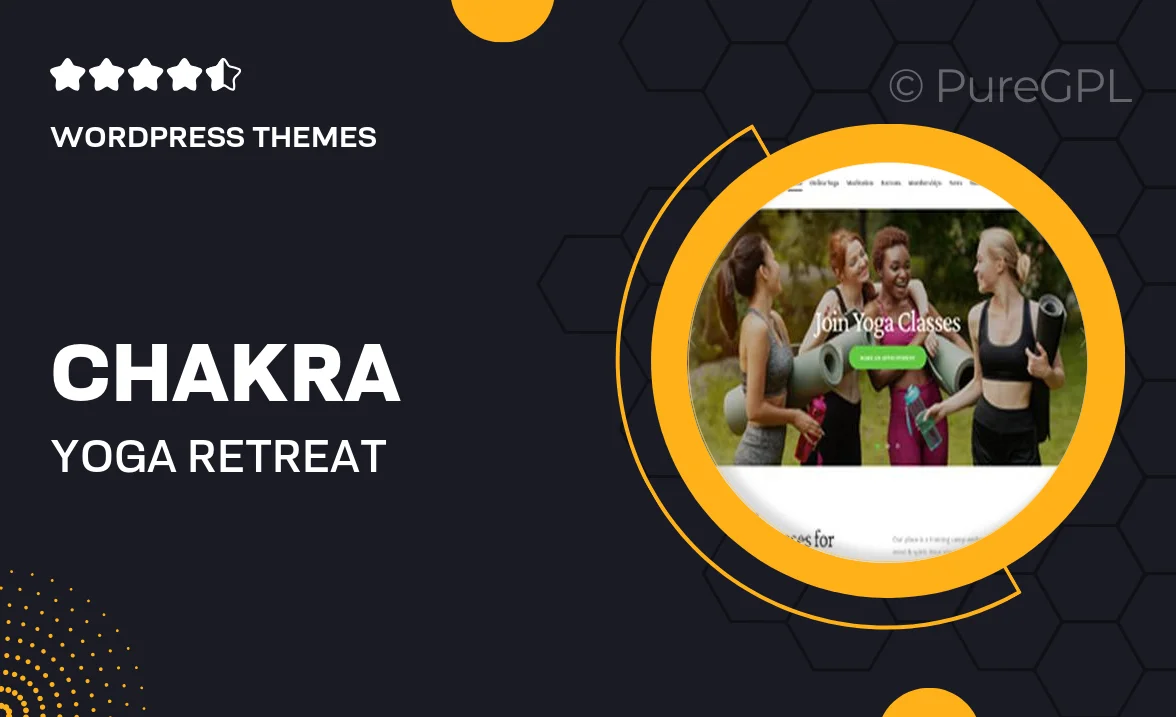 Chakra – Yoga Retreat & Leisure Center WordPress Theme