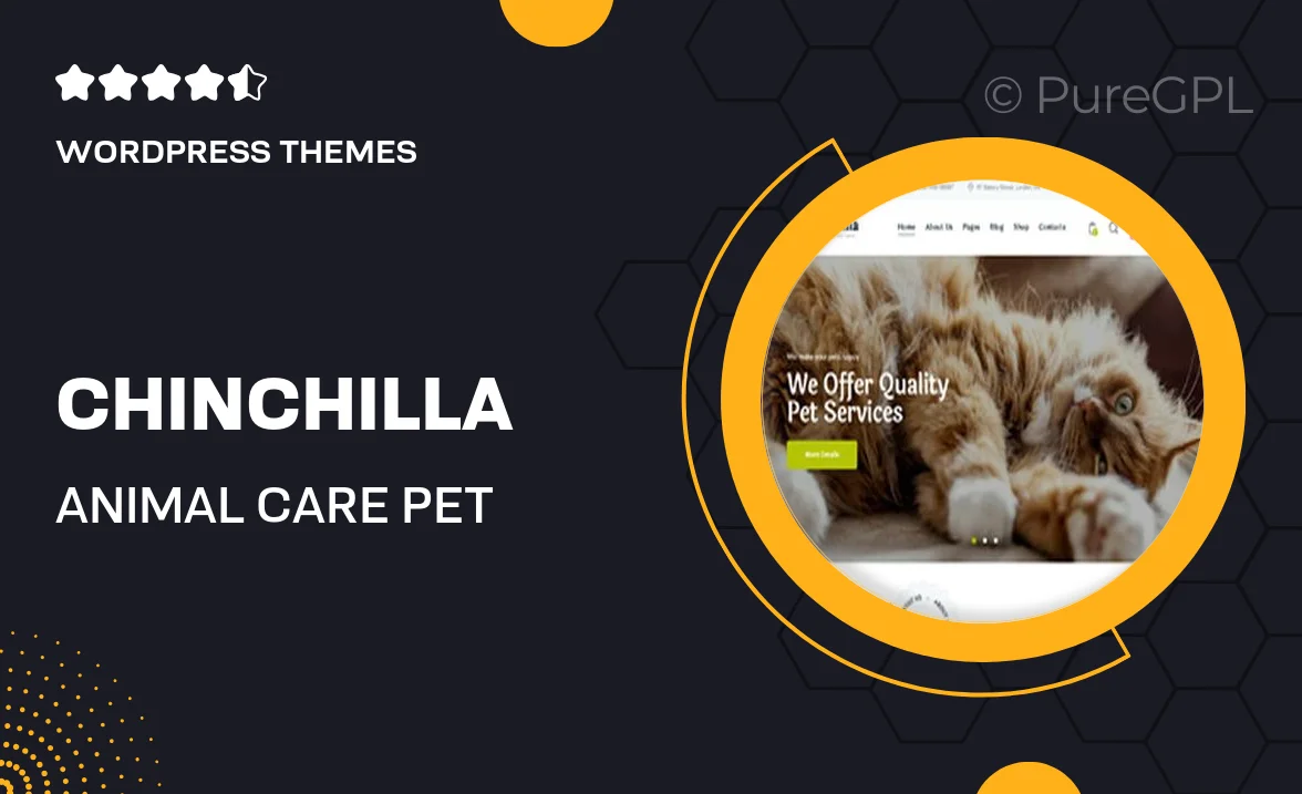Chinchilla – Animal Care & Pet Shop WordPress Theme