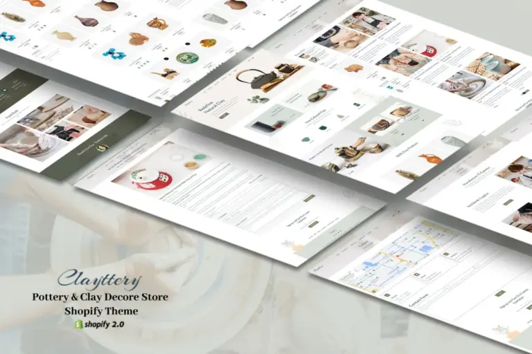 clayttery pottery handmade store shopify 1