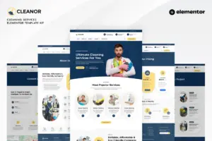 Cleanor – Cleaning Services Elementor Template Kit