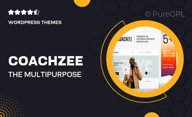 coachzee the multipurpose wordpress coaching theme