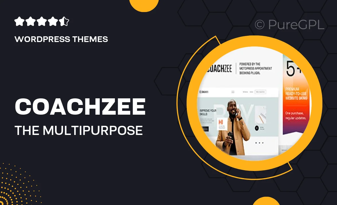 Coachzee – The Multipurpose WordPress Coaching Theme