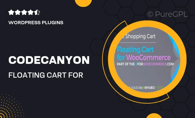 codecanyon floating cart for woocommerce