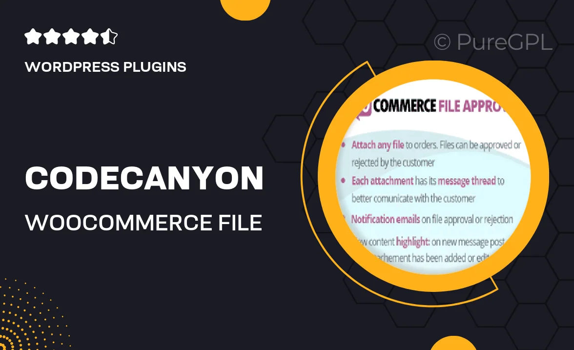 Codecanyon | WooCommerce File Approval