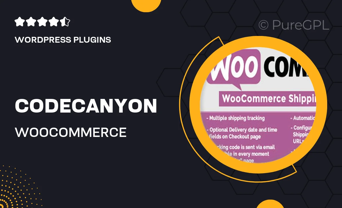 Codecanyon | WooCommerce Shipping Tracking