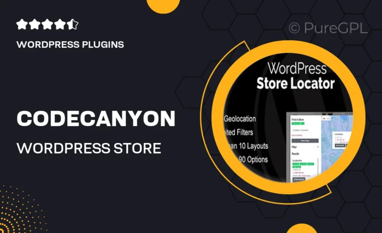 codecanyon wordpress store locator