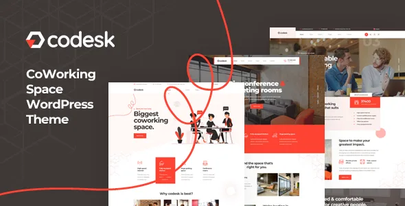 codesk creative office space wordpress theme 1