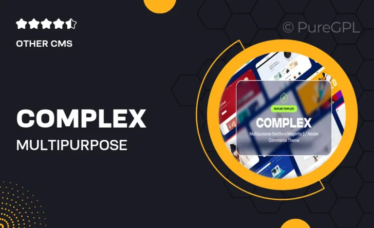 complex multi purpose responsive magento 2 theme