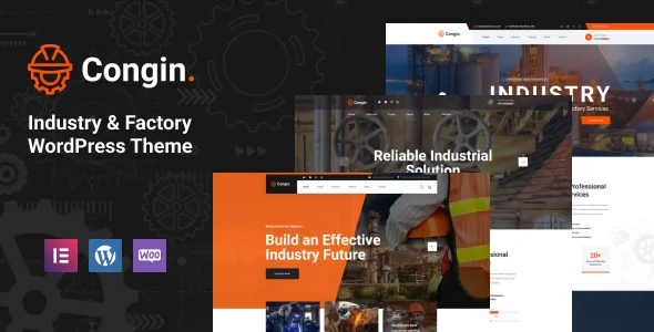 Congin – Industry & Factory WordPress Theme