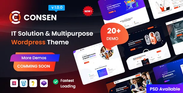 consen it solution multi purpose wordpress theme 1