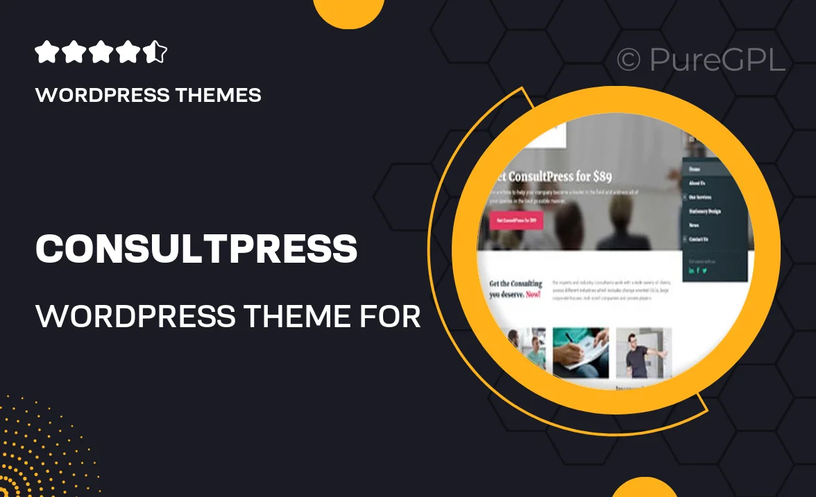 ConsultPress – WordPress Theme for Consulting and Financial Businesses