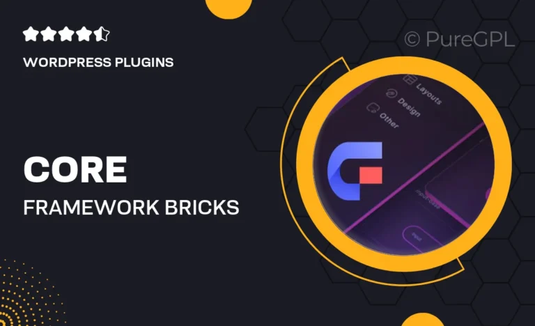 core framework bricks builder integration