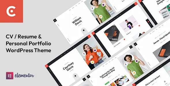 Courtney – Personal Portfolio WordPress Theme