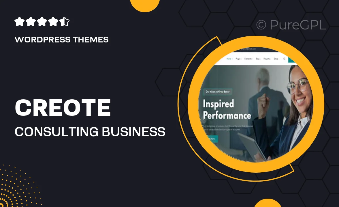 Creote – Consulting Business WordPress Theme