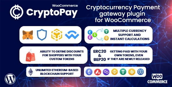 cryptopay woocommerce cryptocurrency payment gateway plugin 1