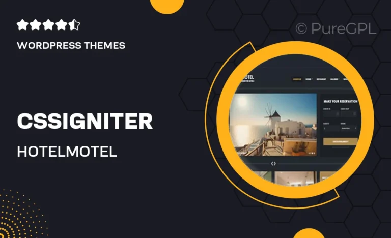 cssigniter hotelmotel