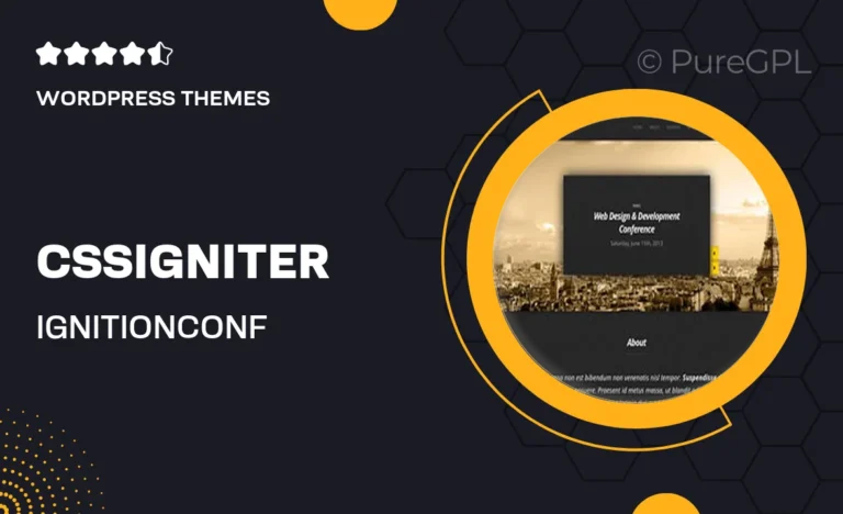 cssigniter ignitionconf