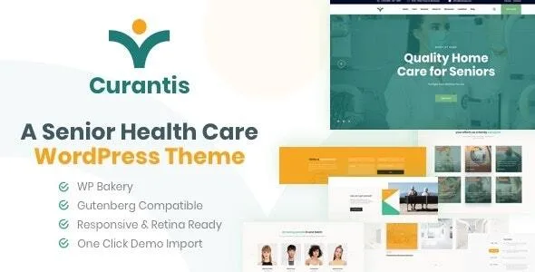 curantis medical care and nursing wordpress theme 1