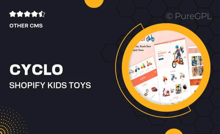 cyclo shopify kids toys bicycle store theme