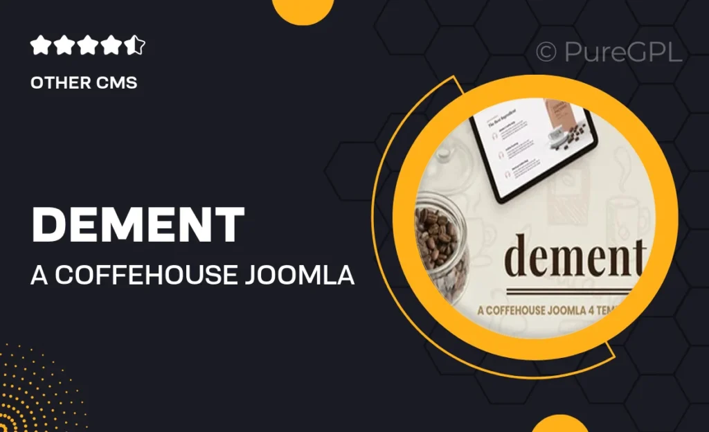 Dement – A Coffehouse Joomla 4 Templates 1 Dement – A Coffehouse Joomla 4 Templates