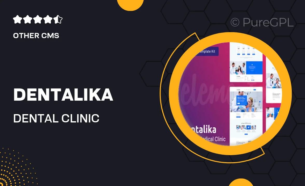 Dentalika — Dental Clinic & Medical Health Elementor Template Kit