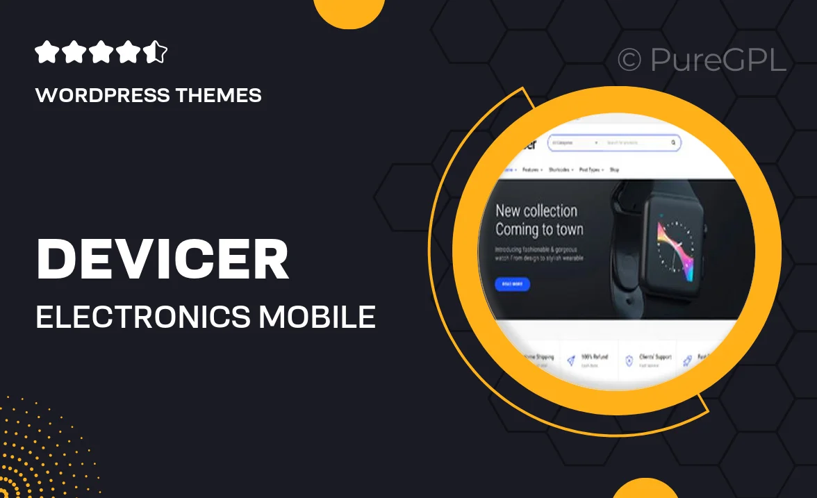 Devicer – Electronics, Mobile & Tech Store WordPress Theme