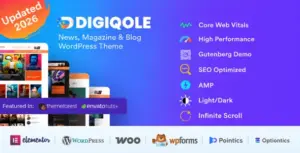 Digiqole – News Magazine WordPress Theme