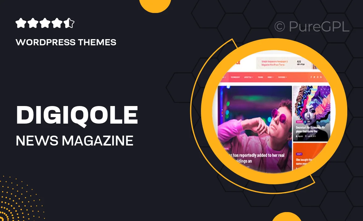 Digiqole – News Magazine WordPress Theme