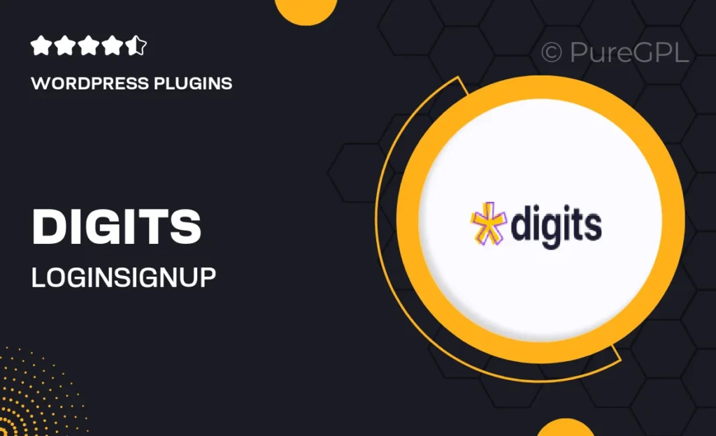 Digits | Login-Signup Page/Popup Builder