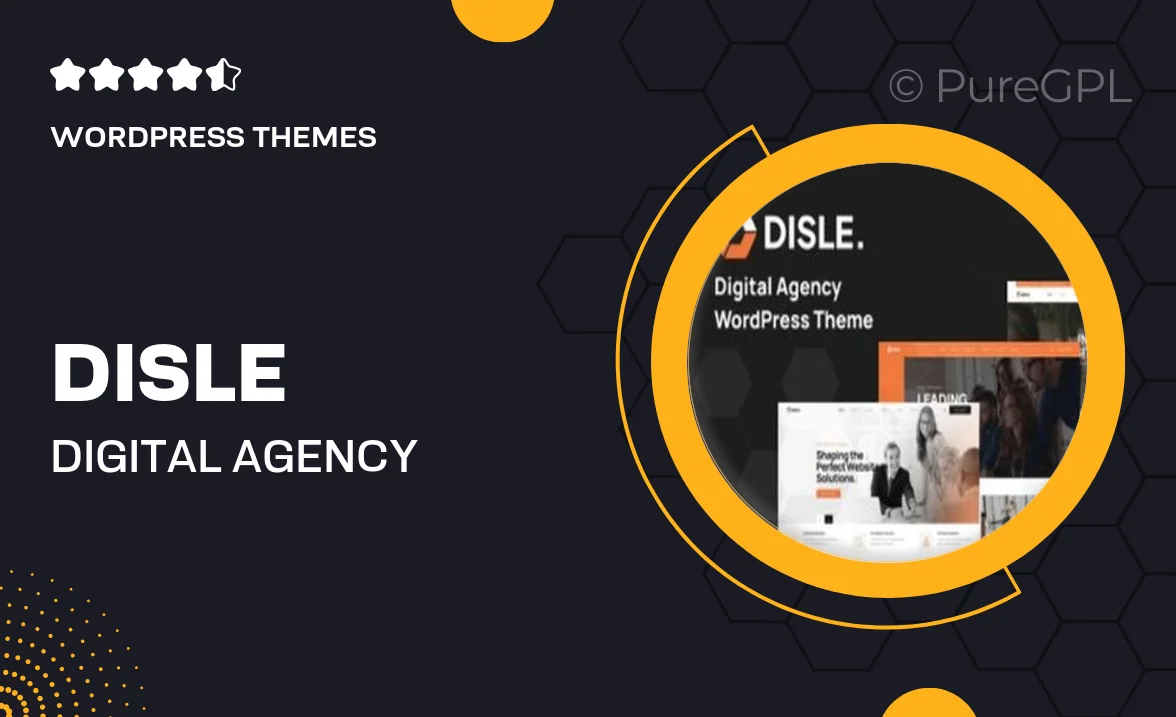 Disle – Digital Agency WordPress Theme