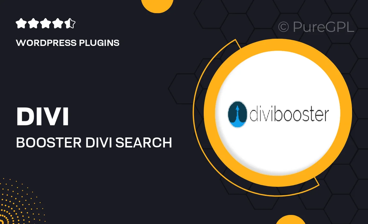 Divi Booster | Divi Search Results Module