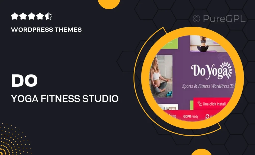 Do Yoga – Fitness Studio & Pilates Club WordPress Theme