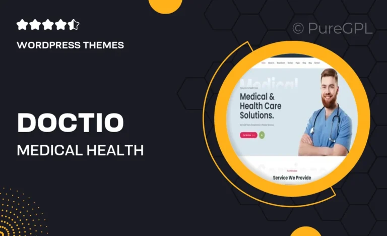doctio medical health wordpress theme