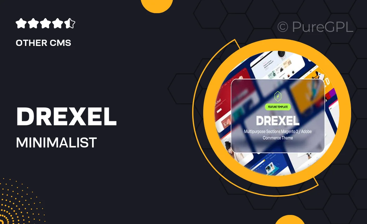 Drexel – Minimalist Responsive Magento 2 / Adobe Commerce Theme