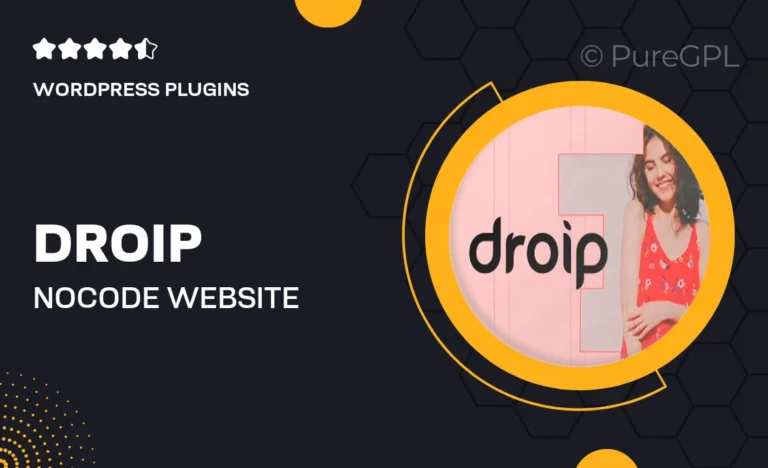 droip no code website builder for wordpress