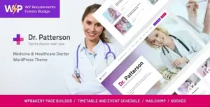 Dr.Patterson | Medicine & Healthcare Doctor WordPress Theme