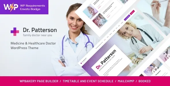 Dr.Patterson | Medicine & Healthcare Doctor WordPress Theme